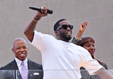 New York City Mayor Presents Sean "Diddy" Combs With Keys To The City