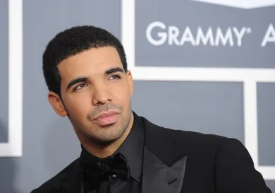 Singer Drake arrives for the 53rd annual