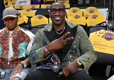 Celebrities At The Los Angeles Lakers Game