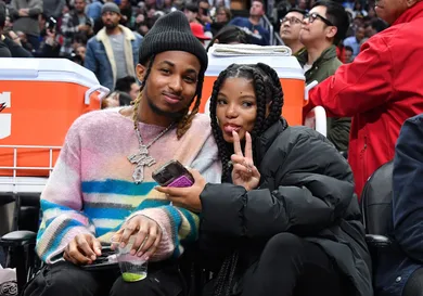 Celebrities At The Los Angeles Clippers Game