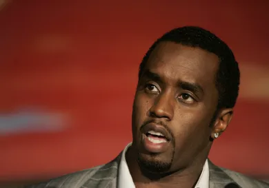 Sean "Diddy" Combs speaks at press confe