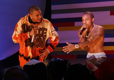 Chris Brown and Bow Wow Visit BET's 106 &amp; Park - December 18, 2006