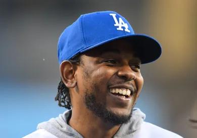 Celebrities At The Los Angeles Dodgers Game