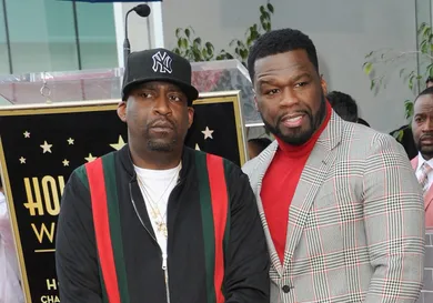 Curtis "50 Cent" Jackson is honored with a star on the Hollywood Walk of Fame