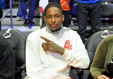 Celebrities At The Los Angeles Clippers Game