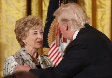 President Trump Attends Women's Empowerment Panel At The White House