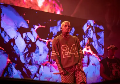 Chris Brown Performs At FNB Stadium