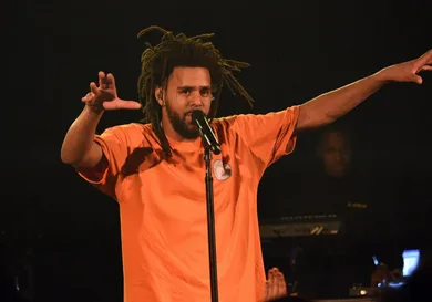 J. Cole Performs Live At The Roxy For SiriusXM and Pandora's Small Stage Series in Los Angeles