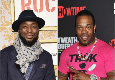 9th Wonder via Steven Ferdman/Getty Images, Busta via Jeff Bottari/Getty Images