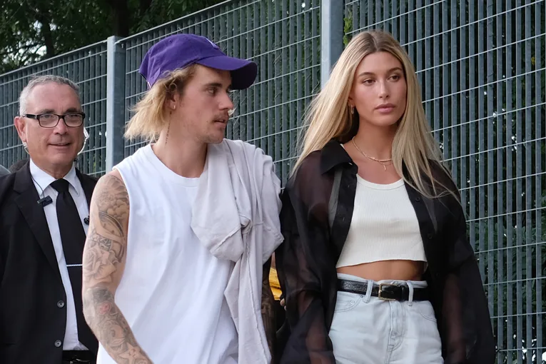 Hailey Bieber Debuts Her Gorgeous Virgil Abloh Designed Wedding Dress 