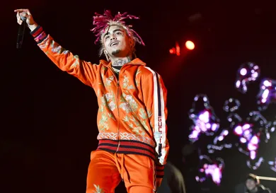 Lil Pump donned the blue body paint for his Avatar look. - Here's What  Hip-Hop - Capital XTRA